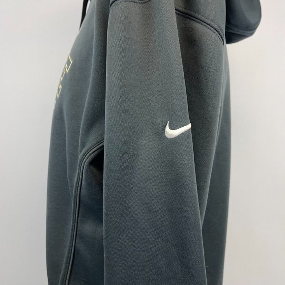 Nike Converse University Valkyries Therma Hoodie Sweatshirt NCAA College Grey M - Picture 3 of 5